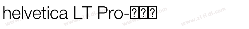 helvetica LT Pro字体转换
